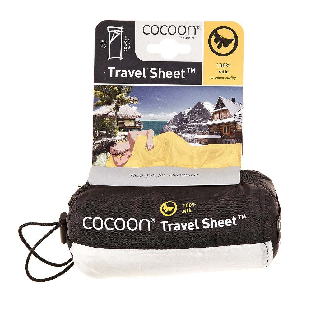 cocoon travel sheet seide