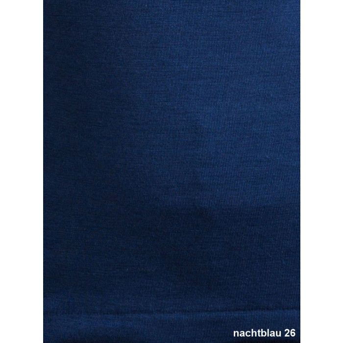 Merinowolle Seide Langarm-Shirt mit Artimaglia Spitze von nachtblau oder fuchsia