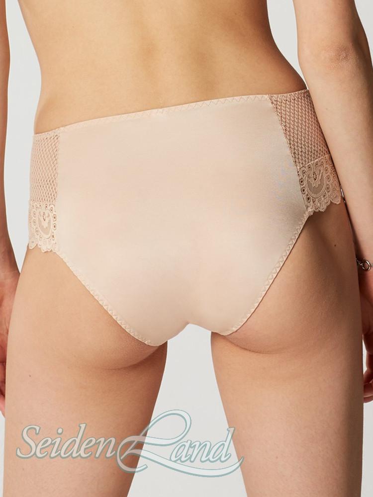 Hoher Slip mit Spitze GABY uni von Maisonlejaby beige schwarz weiß Abverkauf